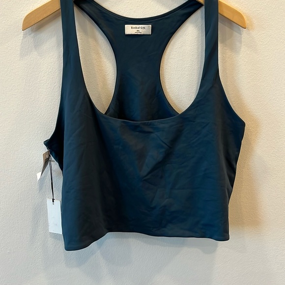 NWT Aritzia Babaton Contour Herbage Green Tank Top - Picture 2 of 5